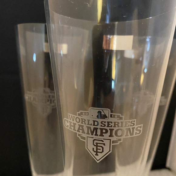 Waterford 2012 World Series SF Giants Pilsners S/4 - Picture 3 of 9